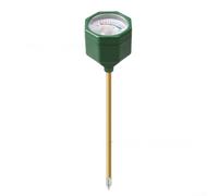 KiraKira Misuratore di umidità del suolo 2 in 1, tester di pH per piante da giardino, no per batteria, analogico, per sonda per interni ed esterni, in vaso, 22,5 cm (modello verde umidità)