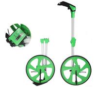 KiraKira Misuratore digitale della distanza con contatore meccanico e ampio display trasparente per attività di misurazione sul campo (verde)