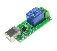 KiraKira Modulo Relè USB Driverless 1 Canale 5V HID PC Interruttore di Controllo IoT, Serra e per la Gestione Energia Lampione