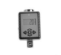KiraKira per chiave dinamometrica digitale compatta testa 1/2 "2-200 Nm, modalità pista e picco, allarme di sicurezza, adattatore in acciaio grigio lavori di riparazione automobilistica e industriale