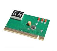 KiraKira Scheda diagnostica PCI a 2 cifre per analisi della scheda madre, tester POST per slot PC ISA, caratteristiche di conservazione degli errori e allarme