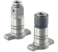 KiraKira Set di 2 chiavi elettriche e trapani esagonali da 1/4", adattatore senza spazzole con cuscinetto a molla, cambio rapido della presa e dado del tubo