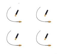 KiraKira Set di 4 antenne 915 MHz con cavi di prolunga U.FL a ESP32 per progetti IoT Meshtastic DIY connessione stabile