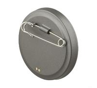 KiraKira Smart Cyber Badge Display da 2,5 cm, targhetta elettronica con nome 6.0 con batteria 30H, lettore video anime fai da te per feste e convegni (nero)