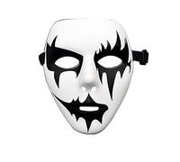 KIRALOVE Maschera Jabbawockeez bianca modello 4 costume hip hop Pierrot Joker carnevale Halloween travestimento accessori uomo donna