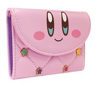 Kirby Dream Land Abilità Stelle Metalliche Borsa Tri-Fold Tasca per Monete & Porta Carte, Rosa