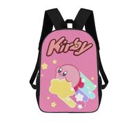Kirby e la terra dimenticata Zaino a tracolla da 1 pollice Borsa per la scuola Borsa a tracolla Zaino