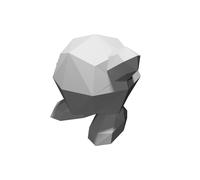 Kirby Figura Design Low Poly per Fan Nintendo Decorazione Stampata 3D