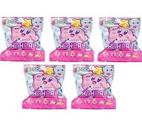 Kirby Glitter Bath Bomb Fragola Profumo Set di 5 con 1 figura casuale per palla