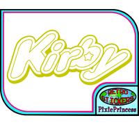 Kirby Logo Nintendo O Adesivo Vinile Poster Muro Laptop Console Auto Window Game