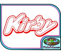 Kirby Logo Nintendo O Adesivo Vinile Poster Muro Laptop Console Auto Window Game