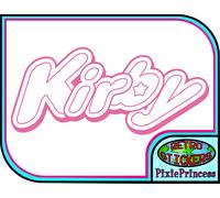 Kirby Logo Nintendo O Adesivo Vinile Poster Muro Laptop Console Auto Window Game