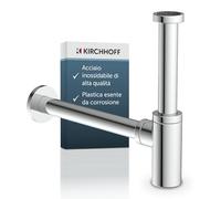 Kirchhoff 98803818 Sifone Lavandino, Cromo