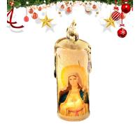 Kirdume Candele finte - Candele finte realistiche - Lume di Candela a LED, Candela Finta elettrica, Candele a Colonna Senza Fiamma per la Decorazione Domestica