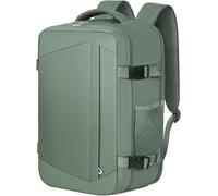 KIRFEIHT Zaino da Viaggio 40x30x20 per Ryanair 24L Bagaglio a Mano Aereo Piccolo - Borsa da Viaggio per Cabina, Zaini Universali per Uomo e Donna per Scuola Trekking Lavoro - Verde