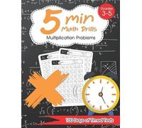 Kirill Oji 5 Min Math Drills - Multiplication ( Timed Tests ) (Tascabile)