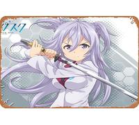 Kirin Toudou, Gakusen Toshi Asterisk, The Asterisk War: The Academy City On The Water poster decorazione artistica da parete retrò metallo latta segno 20,3 x 30,5 cm