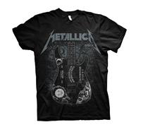 Kirk Hammett Metallica Guitar James Hetfield ufficiale Uomo maglietta unisex