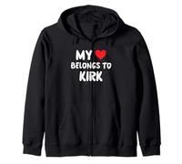 Kirk - Il Mio Cuore appartiene a Kirk - Amore Felpa con Cappuccio