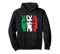 Kirk Personalizzato Mexican Pride Christian Flag Name Felpa con Cappuccio