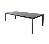 KIRK - tavolo da giardino in alluminio allungabile 200/300 x 110 cm