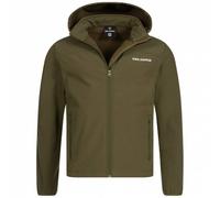KIRKJUBØUR® "Hestur" Uomo Giacca SOFTSHELL 10.000 mm di colonna d'acqua marrone kaki verde S
