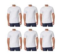 Kirkland Men's Crew Neck White T-shirts 6 Pack Medium by Kirkland Signature