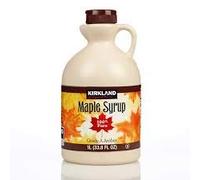 Kirkland - Sciroppo d'acero, 100% puro e naturale, grado A, gusto 1 l (confezione da 5)