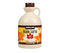 Kirkland - Sciroppo d'acero, 100% puro e naturale, grado A, gusto robusto, 1 l, confezione da 1