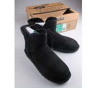 Kirkland Signature Donna 'Montone Smerlato Edge Nero Stivali Nib