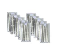 KIROJA Confezione di Accessori for aspirapolvere Filtro HEPA da 10 Pezzi for Panda x500, for GUTREND JOY90/FUN110, for Filtro HEPA for ECOVACS CR120/CEN540 Lodevole