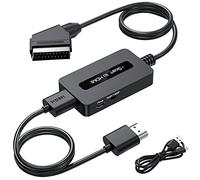 Kirolle Convertitore Scart a HDMI, Maschio Convertitore Scart In HDMI Out,per Sky/DVD/STB per la Visualizzazione su HDTV