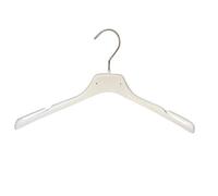 Kiroplast 25 Grucce Appendiabiti per Camicie Plastica Appendini Magliette Abiti Maglie Spalla con Aletta 38cm