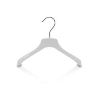 Kiroplast 30 Grucce per Bambini Capospalla Appendini Stampelle Neonati Ometti Grucce Appendiabiti Bianche T-Shirt Magliette 26cm