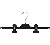 Kiroplast 30 Grucce per Pantaloni Extra Large Pinza Stampelle Salvaspazio Appendini Plastica Pinze Clip Gonne Appendini Gonne Grucce 40 cm