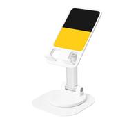KIRROWE Anhalt - Supporto da scrivania regolabile per iPhone e tutti i telefoni, rotazione a 360°, pieghevole integrato, bandiera del Canton Sassonia