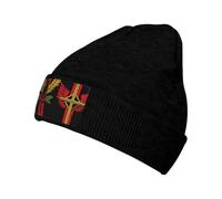 KIRROWE Mystic Vow Beanie Cappelli per uomini e donne, berretto alla moda lavorato a maglia per ragazzi, cappelli in maglia acrilica, morbidi e caldi cappelli invernali neri
