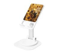 KIRROWE Nectar, supporto da scrivania regolabile per iPhone e tutti i telefoni, rotazione a 360°, pieghevole integrato