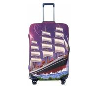 Kirrowe The Giant Wheel Under Lightning - Copertura protettiva antigraffio per bagagli da 45,7 a 81,3 cm, Nero , XL