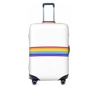Kirrowe The Jewish Flag - Copertura protettiva per valigia, antigraffio, adatta per bagagli da 45,7 a 81,3 cm, Nero , S