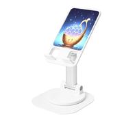 KIRROWE The orb of Dreams - Supporto da scrivania regolabile per iPhone e tutti i telefoni, rotazione a 360°, pieghevole integrato