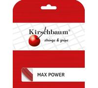 Kirschbaum Ganiture 12 M Max Power 1,25 Mm Rouge, Potenza Rossa Unisex-Adulto, Rosso