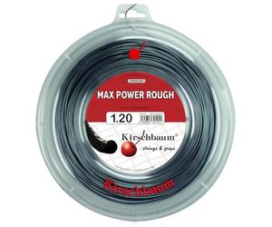 Kirschbaum, Rotolo di Corda per Racchetta da Tennis Max Power Rough, Grigio (Anthrazit), 200 m