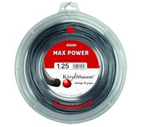 Kirschbaum, Rotolo di Corda per Racchetta da Tennis Max Power, Nero (Netz), 200 m