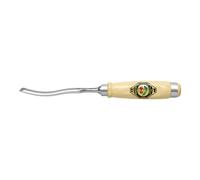 Kirschen 1051010 10 mm Numero 1051 s-form scalpello per legno con manico in carpino - multicolore