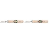 Kirschen 3362000 - Coltello per rifiniture con manico in legno (Confezione da 2)