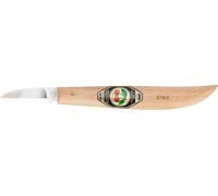 Kirschen - Coltello per rifiniture con manico in legn 10 cm Beige/Argent