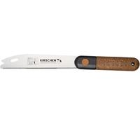 Kirschen Mini sega a taglio fine con manico in sughero (lunghezza lama 185 mm, lunghezza x altezza 320 x 35 mm, 20 denti per pollice, sega per legno, sega in plastica, sega a mano) 4430185