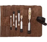 Kirschen Werkzeuge Stechbeitelsatz. Ledertasche 6-10-12-16-20-26 1171002
