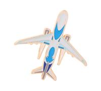 Kirsite - Elegante spilla a forma di aeroplano, con 6 opzioni di colore, elegante spilla per zaino, accessori alla moda e regali, antiruggine, One Size, come descritto
